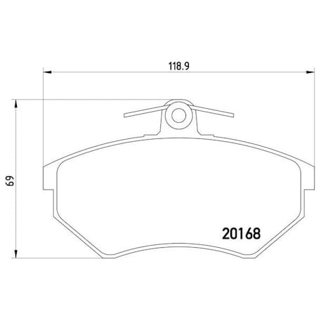Pagid Brakes Disc Brake Pad, 355017891 355017891